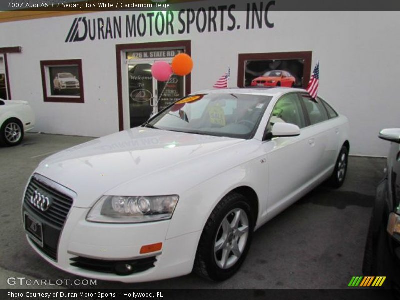 Ibis White / Cardamom Beige 2007 Audi A6 3.2 Sedan