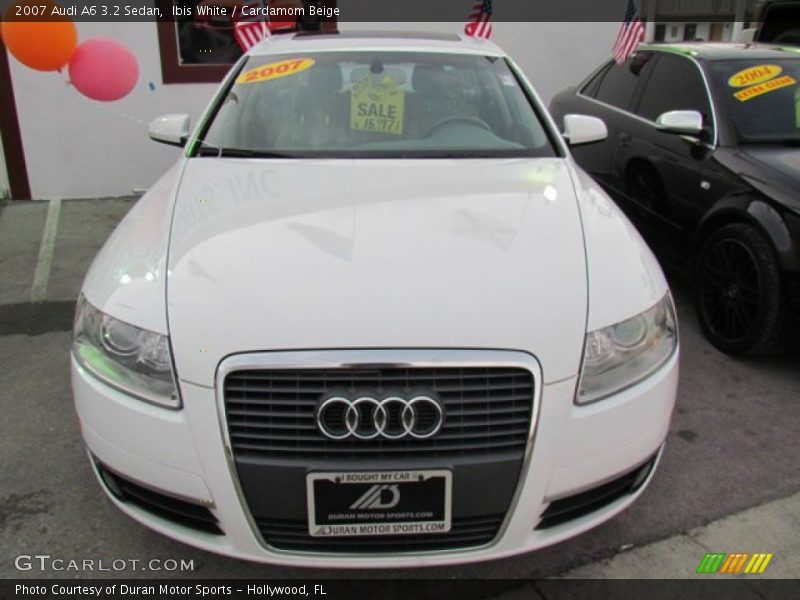 Ibis White / Cardamom Beige 2007 Audi A6 3.2 Sedan