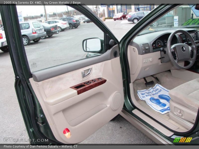 Ivy Green Metallic / Beige 2005 Kia Sorento EX 4WD