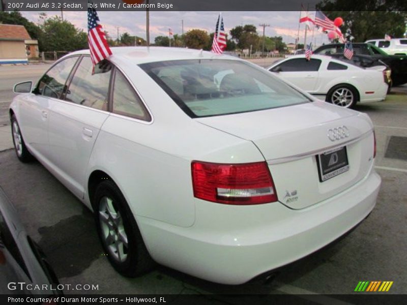 Ibis White / Cardamom Beige 2007 Audi A6 3.2 Sedan
