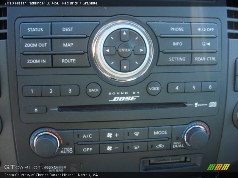 Red Brick / Graphite 2010 Nissan Pathfinder LE 4x4