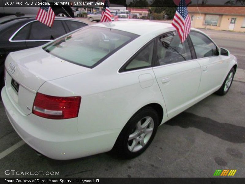 Ibis White / Cardamom Beige 2007 Audi A6 3.2 Sedan