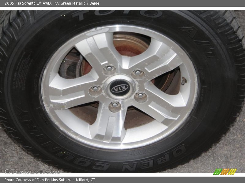 Ivy Green Metallic / Beige 2005 Kia Sorento EX 4WD