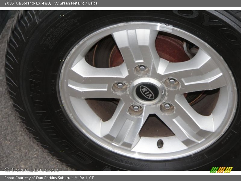 Ivy Green Metallic / Beige 2005 Kia Sorento EX 4WD