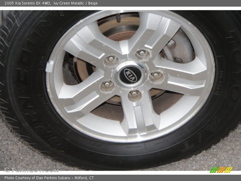 Ivy Green Metallic / Beige 2005 Kia Sorento EX 4WD