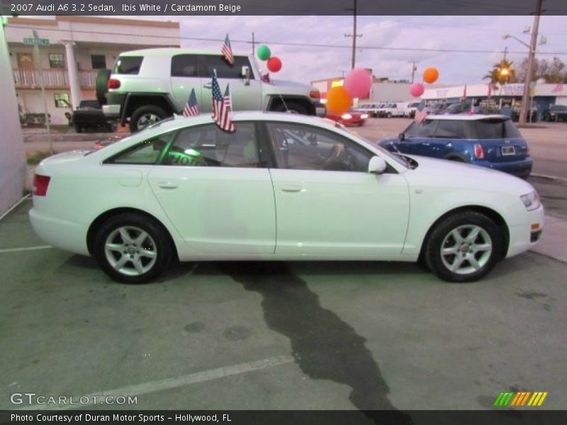 Ibis White / Cardamom Beige 2007 Audi A6 3.2 Sedan
