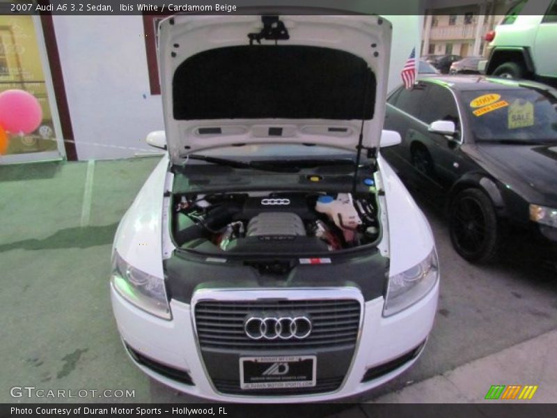 Ibis White / Cardamom Beige 2007 Audi A6 3.2 Sedan