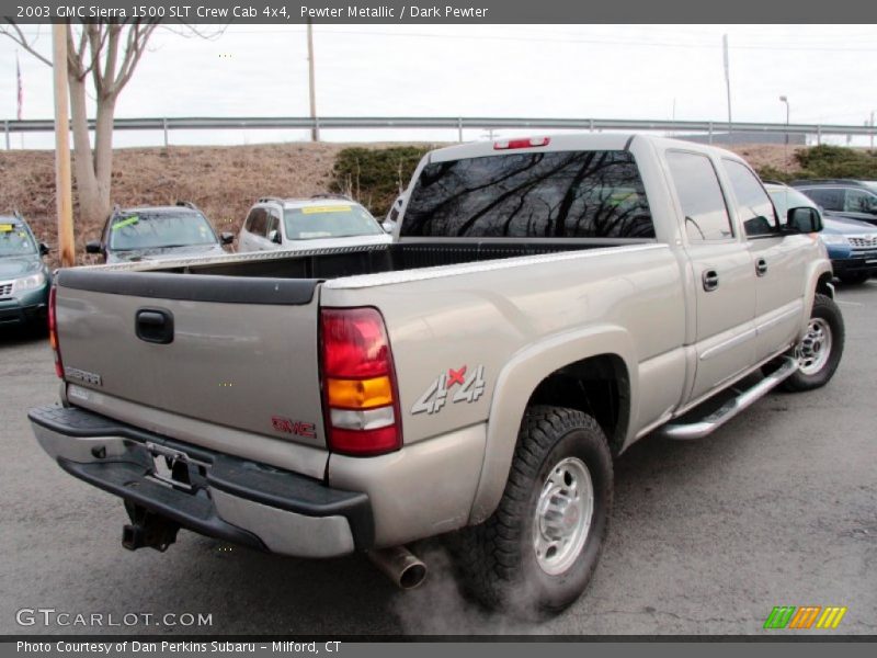 Pewter Metallic / Dark Pewter 2003 GMC Sierra 1500 SLT Crew Cab 4x4