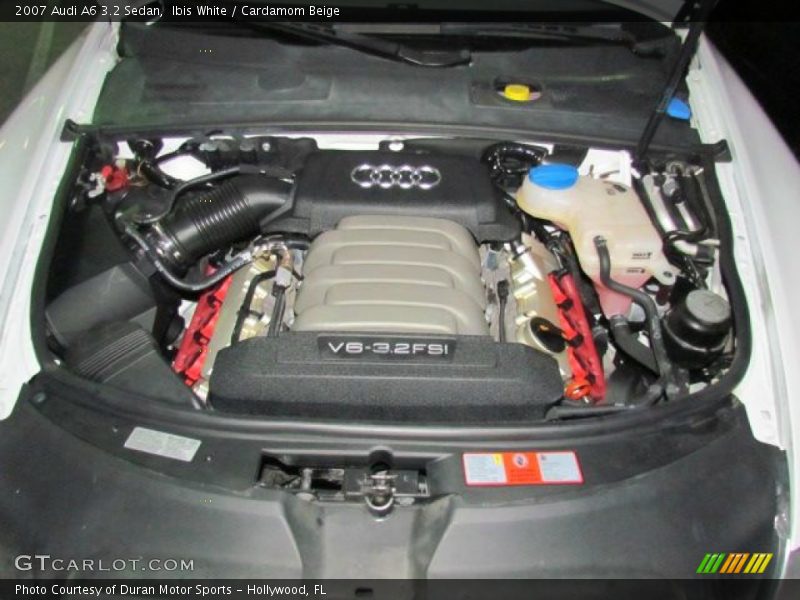 Ibis White / Cardamom Beige 2007 Audi A6 3.2 Sedan
