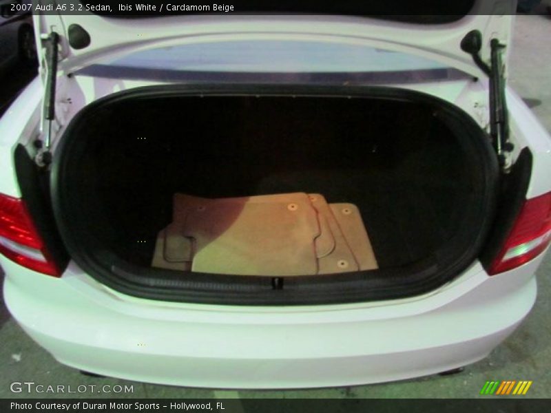 Ibis White / Cardamom Beige 2007 Audi A6 3.2 Sedan