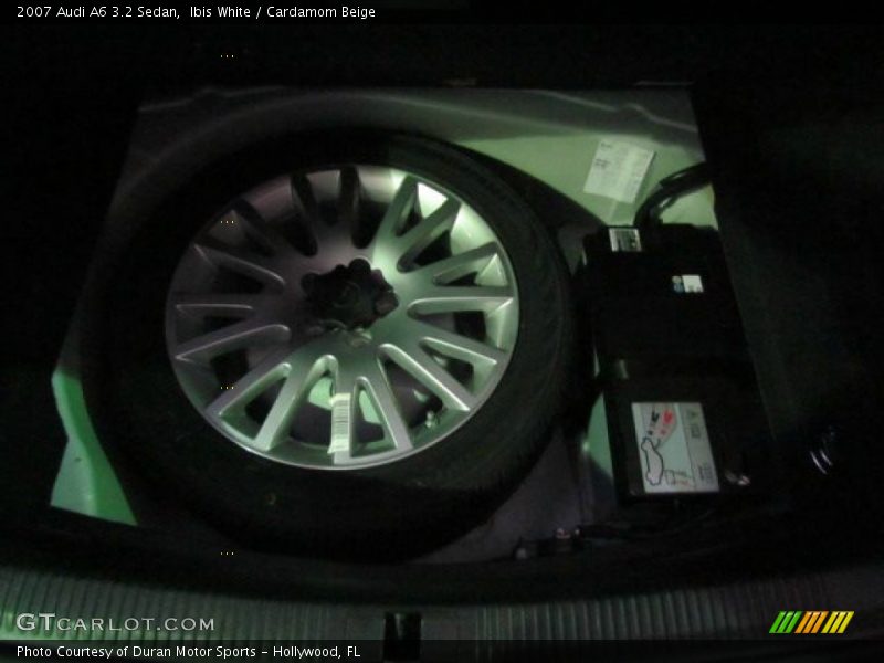 Ibis White / Cardamom Beige 2007 Audi A6 3.2 Sedan