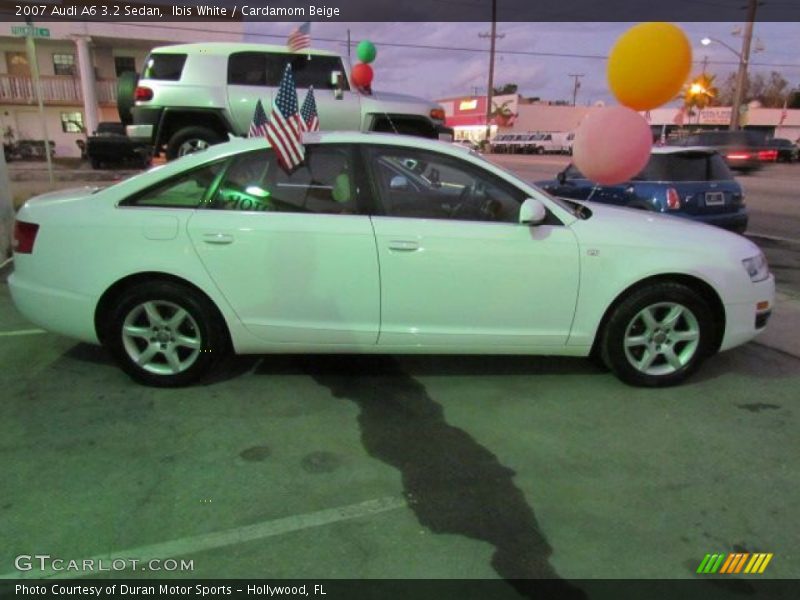 Ibis White / Cardamom Beige 2007 Audi A6 3.2 Sedan