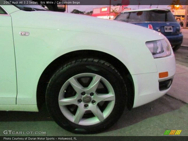 Ibis White / Cardamom Beige 2007 Audi A6 3.2 Sedan