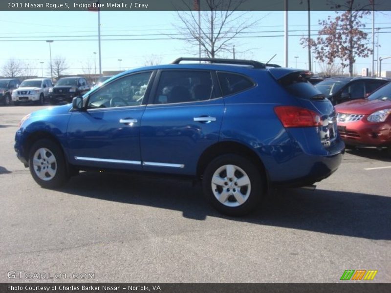 Indigo Blue Metallic / Gray 2011 Nissan Rogue S