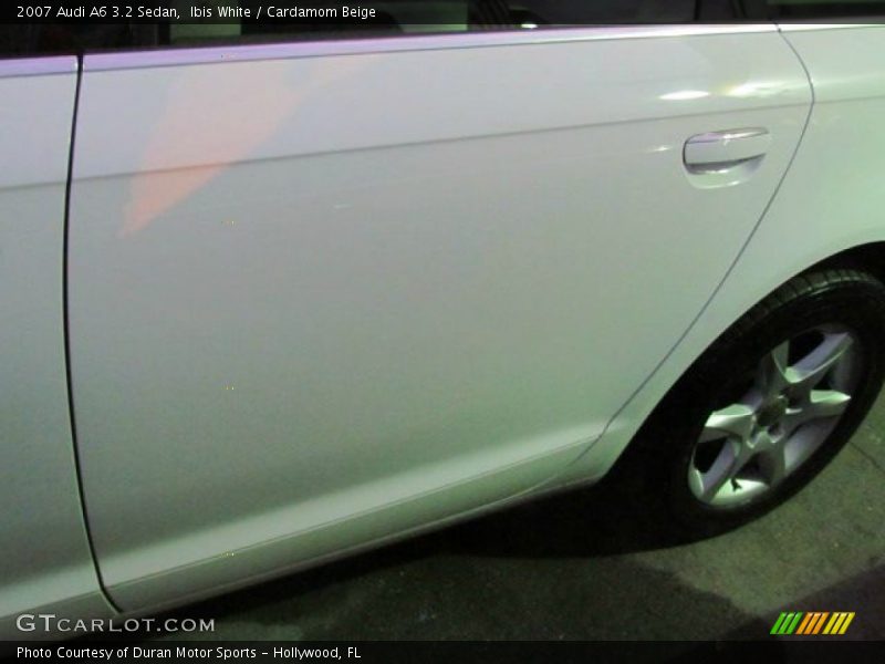 Ibis White / Cardamom Beige 2007 Audi A6 3.2 Sedan