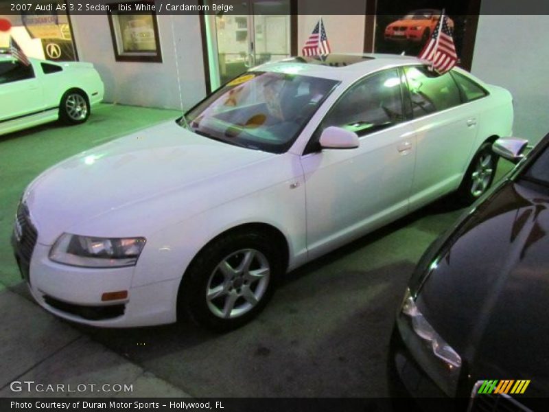 Ibis White / Cardamom Beige 2007 Audi A6 3.2 Sedan
