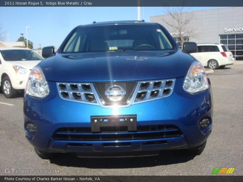Indigo Blue Metallic / Gray 2011 Nissan Rogue S