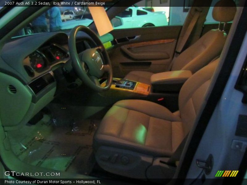 Ibis White / Cardamom Beige 2007 Audi A6 3.2 Sedan