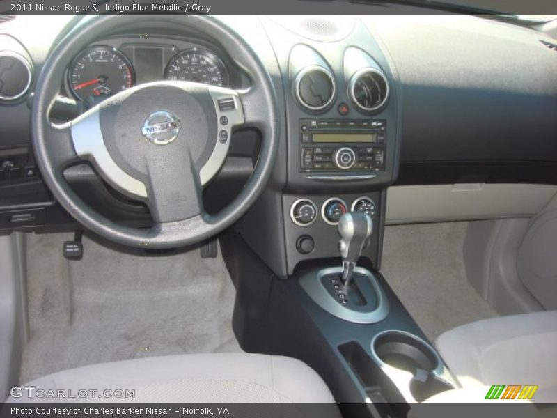 Indigo Blue Metallic / Gray 2011 Nissan Rogue S