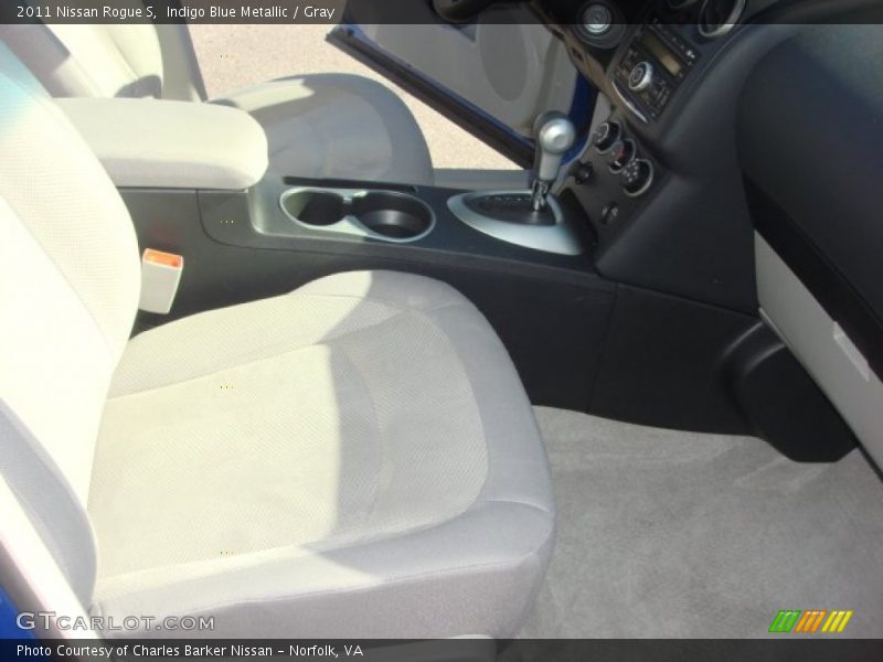 Indigo Blue Metallic / Gray 2011 Nissan Rogue S