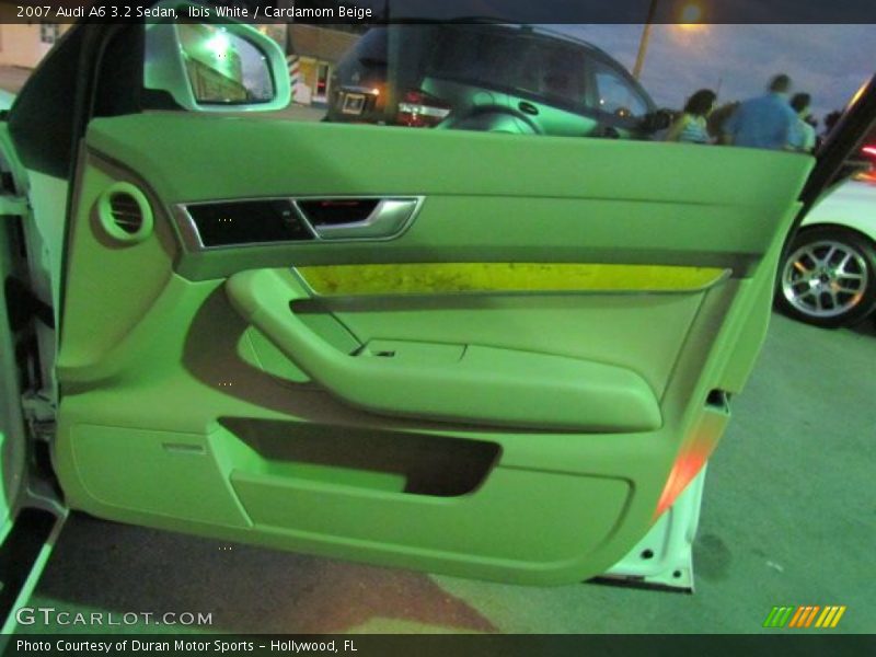 Ibis White / Cardamom Beige 2007 Audi A6 3.2 Sedan