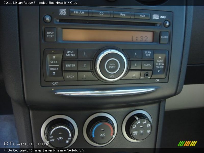 Indigo Blue Metallic / Gray 2011 Nissan Rogue S