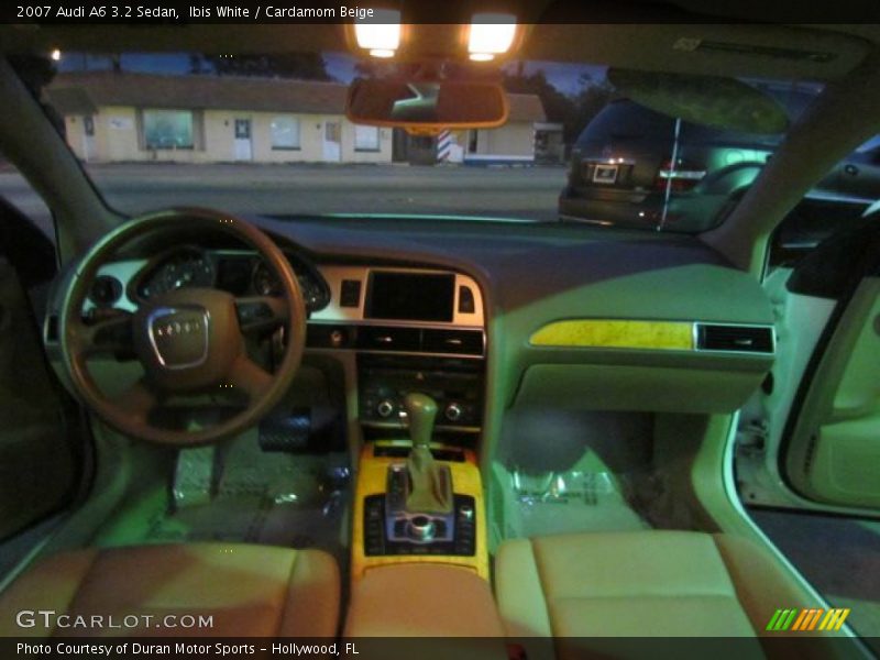 Ibis White / Cardamom Beige 2007 Audi A6 3.2 Sedan