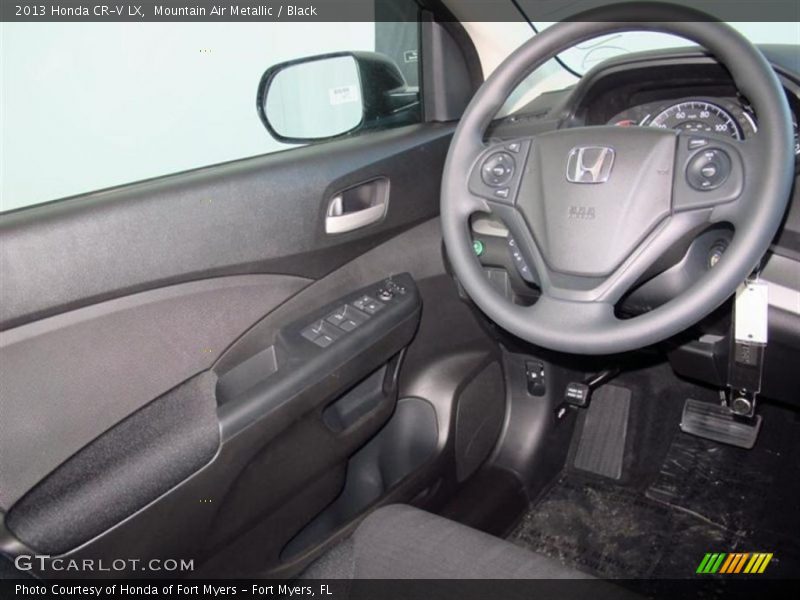 Mountain Air Metallic / Black 2013 Honda CR-V LX