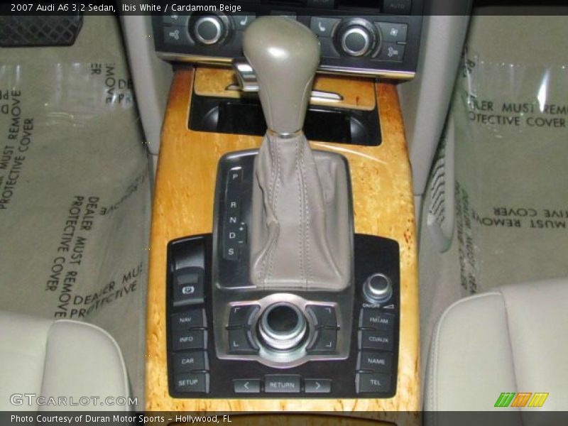 Ibis White / Cardamom Beige 2007 Audi A6 3.2 Sedan