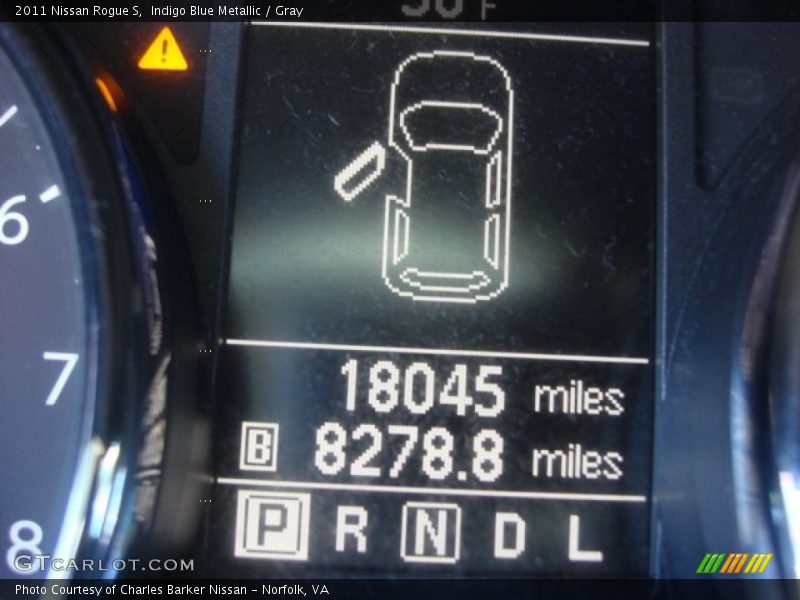 Indigo Blue Metallic / Gray 2011 Nissan Rogue S