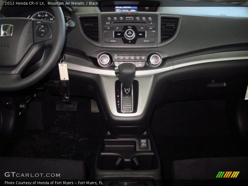 Mountain Air Metallic / Black 2013 Honda CR-V LX