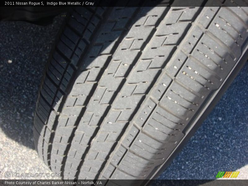 Indigo Blue Metallic / Gray 2011 Nissan Rogue S