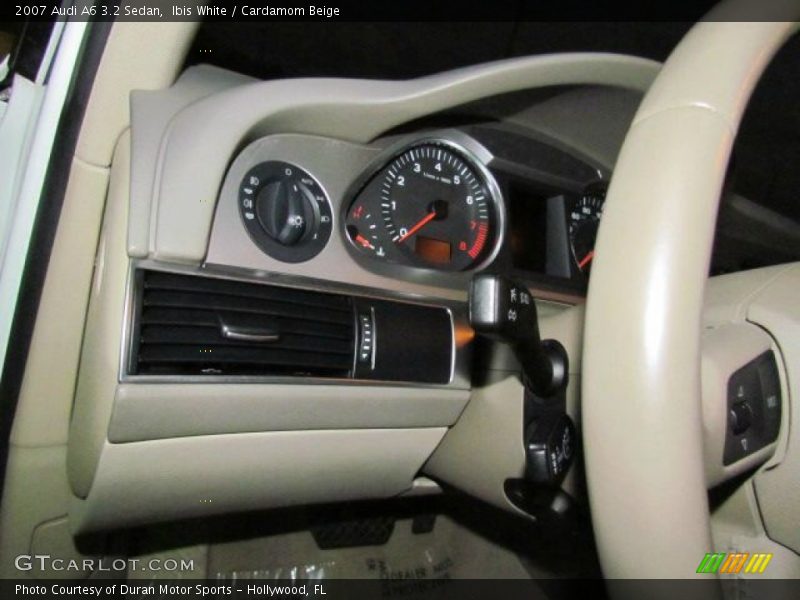 Ibis White / Cardamom Beige 2007 Audi A6 3.2 Sedan