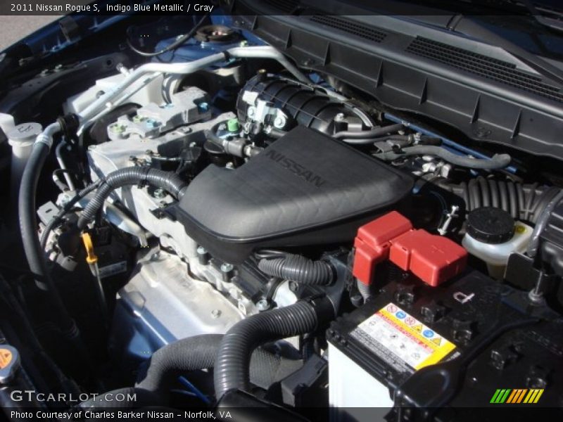 Indigo Blue Metallic / Gray 2011 Nissan Rogue S