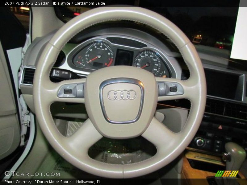 Ibis White / Cardamom Beige 2007 Audi A6 3.2 Sedan