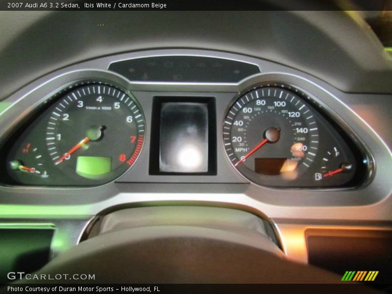 Ibis White / Cardamom Beige 2007 Audi A6 3.2 Sedan