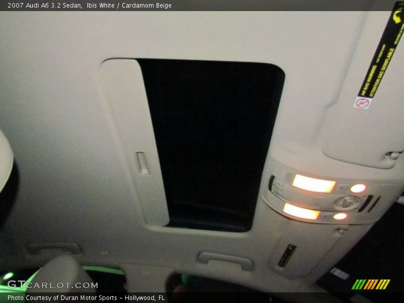 Ibis White / Cardamom Beige 2007 Audi A6 3.2 Sedan