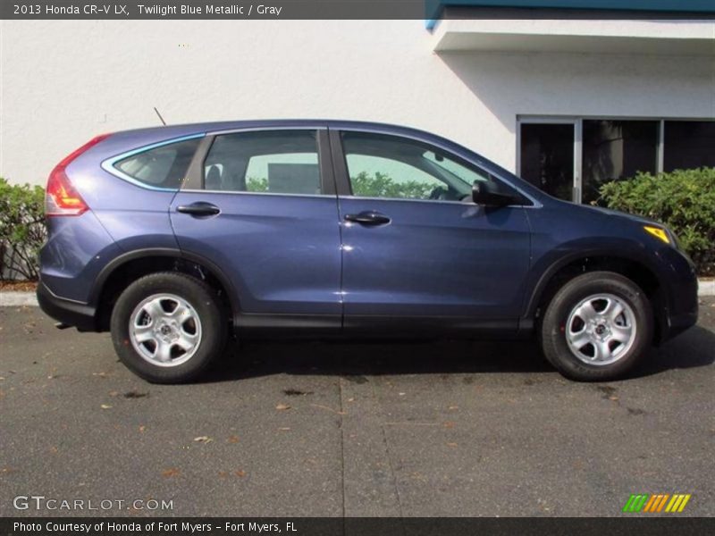 Twilight Blue Metallic / Gray 2013 Honda CR-V LX