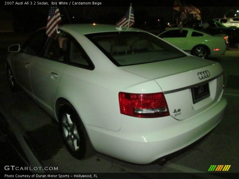 Ibis White / Cardamom Beige 2007 Audi A6 3.2 Sedan