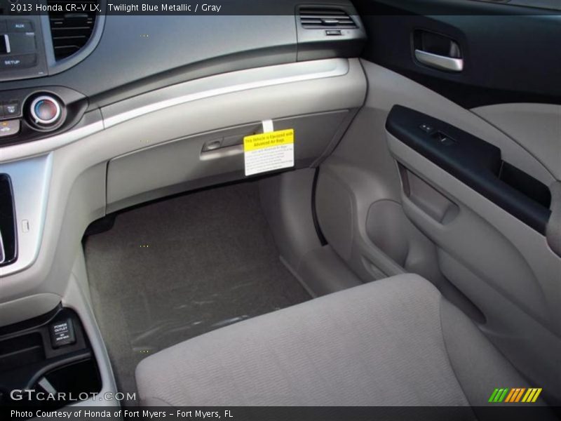 Twilight Blue Metallic / Gray 2013 Honda CR-V LX