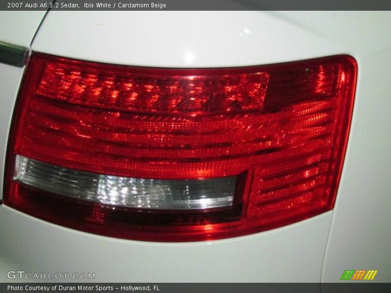 Ibis White / Cardamom Beige 2007 Audi A6 3.2 Sedan