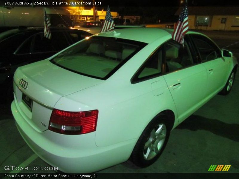 Ibis White / Cardamom Beige 2007 Audi A6 3.2 Sedan