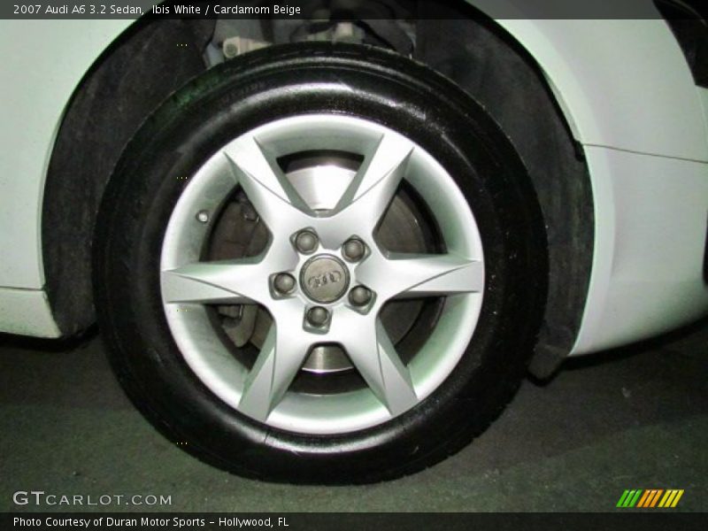 Ibis White / Cardamom Beige 2007 Audi A6 3.2 Sedan