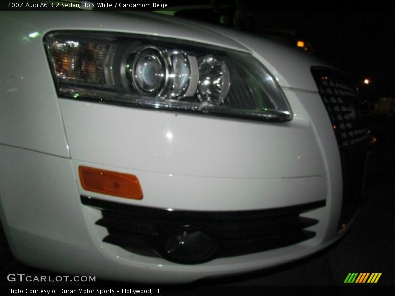 Ibis White / Cardamom Beige 2007 Audi A6 3.2 Sedan