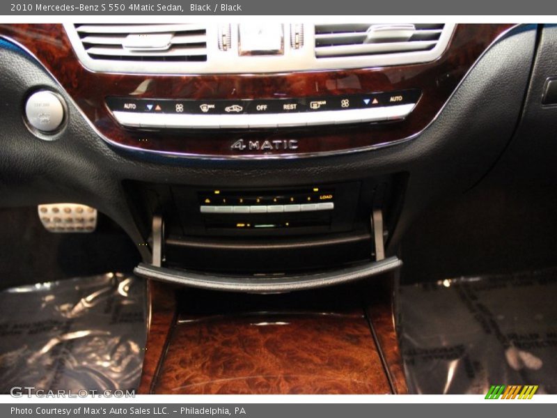 Black / Black 2010 Mercedes-Benz S 550 4Matic Sedan