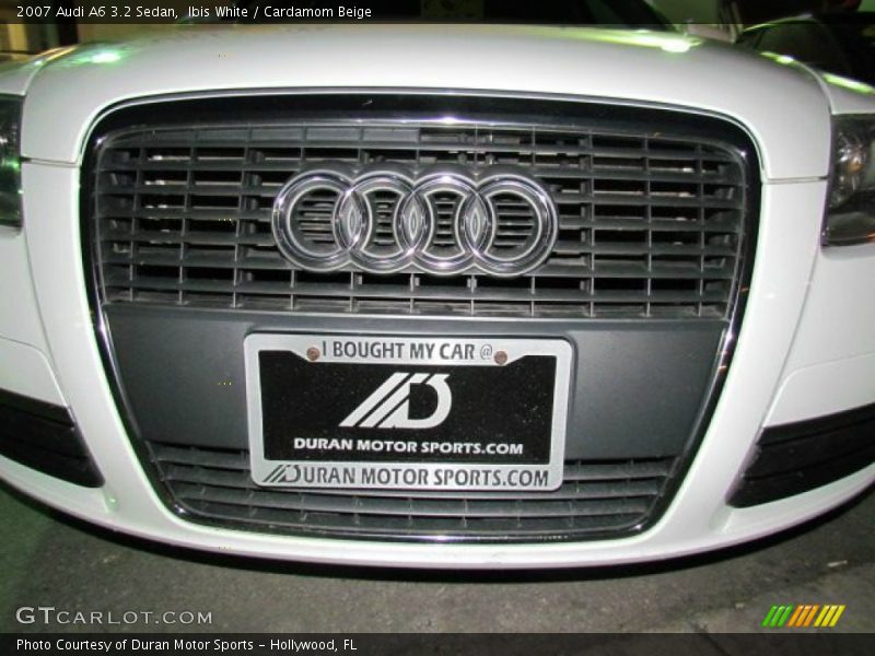 Ibis White / Cardamom Beige 2007 Audi A6 3.2 Sedan