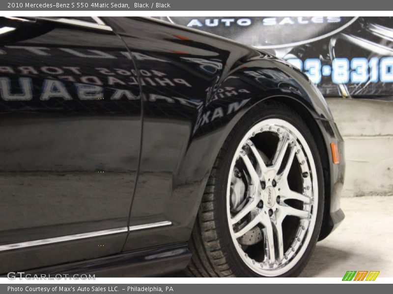 Black / Black 2010 Mercedes-Benz S 550 4Matic Sedan