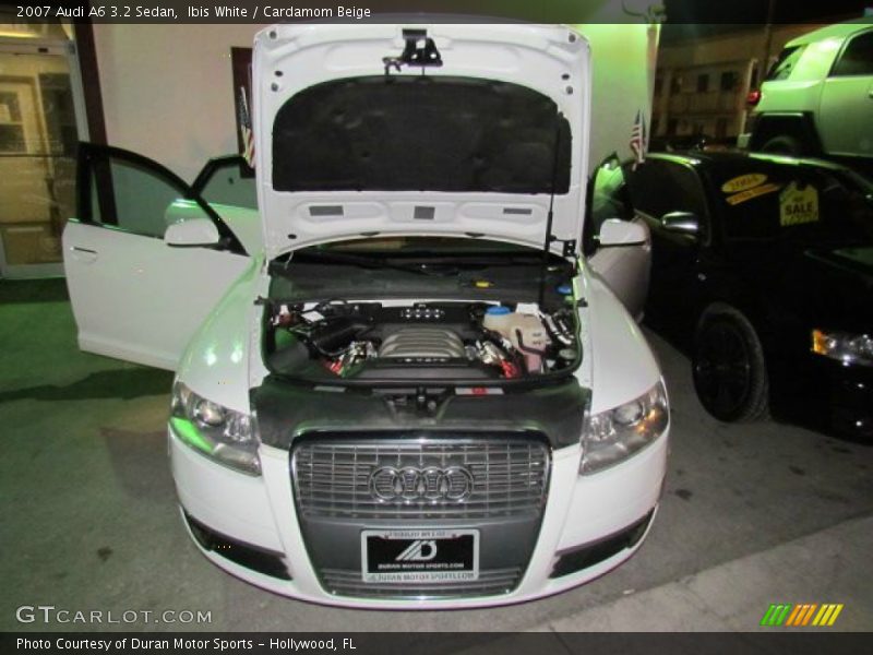 Ibis White / Cardamom Beige 2007 Audi A6 3.2 Sedan