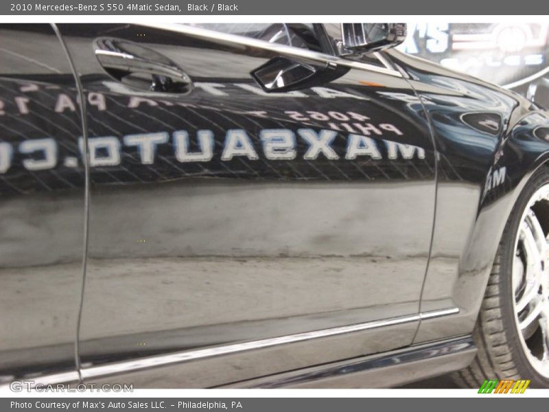 Black / Black 2010 Mercedes-Benz S 550 4Matic Sedan
