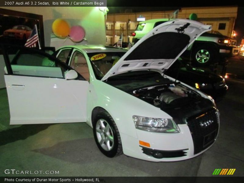 Ibis White / Cardamom Beige 2007 Audi A6 3.2 Sedan